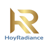Gold logo with 'HoyRadiance' text on a white background