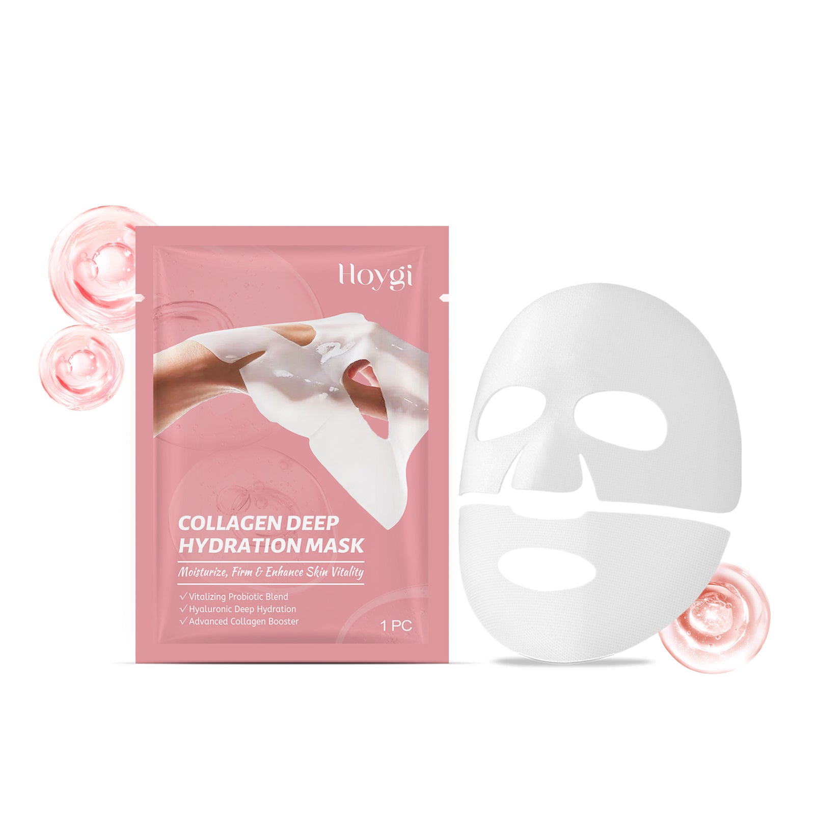 Hoygi Collagen Anti-Wrinkle Sheet Mask with Hyaluronic Acid & Vitamin B5